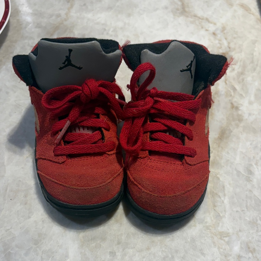Kids Nike Jordan Red Sneakers